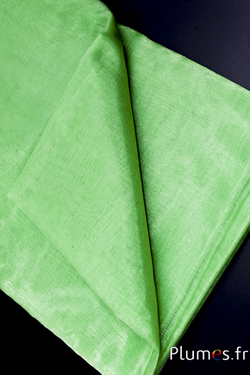 Nappe en organza - 140 x 280 cm - vert pomme